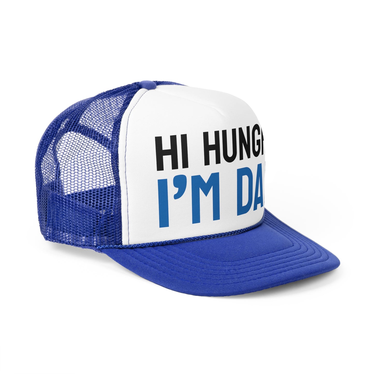 Funny Dad Trucker Cap - 'Hi Hungry, I'm Dad'