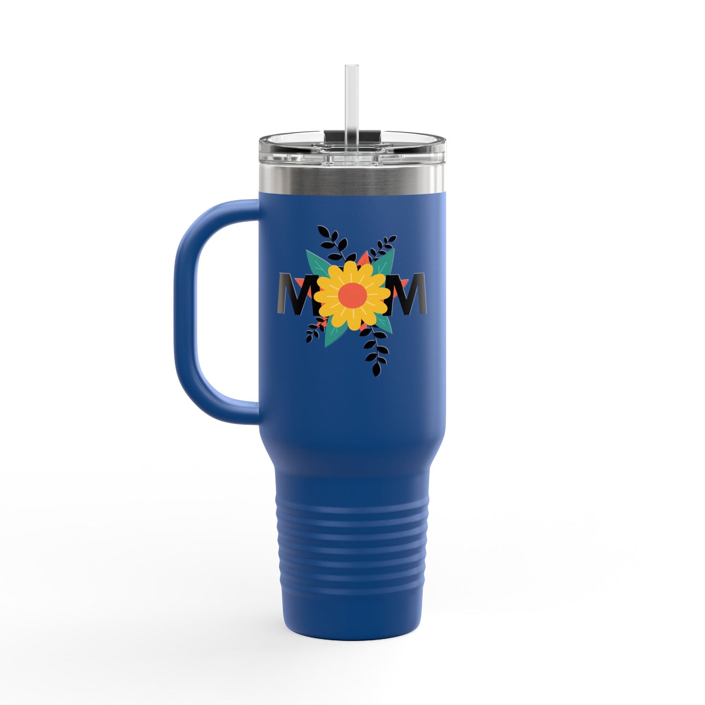 Mom Flower Insulated Travel Mug - 40oz