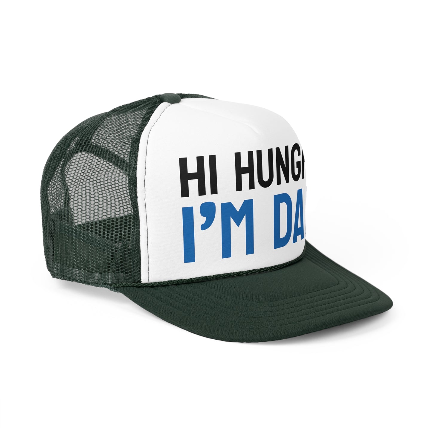 Funny Dad Trucker Cap - 'Hi Hungry, I'm Dad'