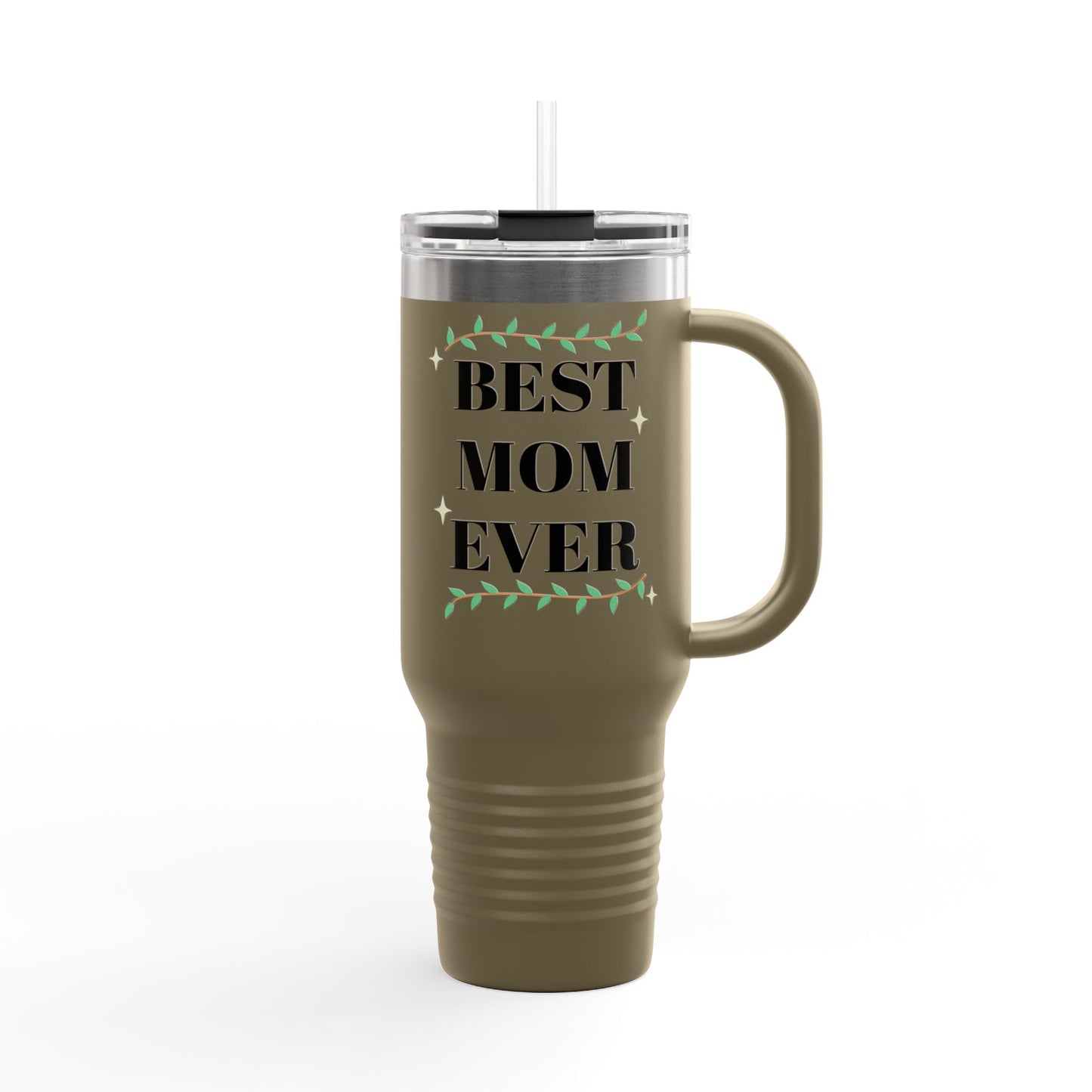 Best Mom Ever Insulated Travel Mug - 40oz Gift for Mother's Day