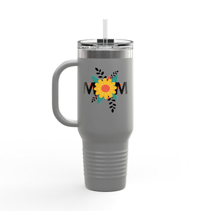 Mom Flower Insulated Travel Mug - 40oz