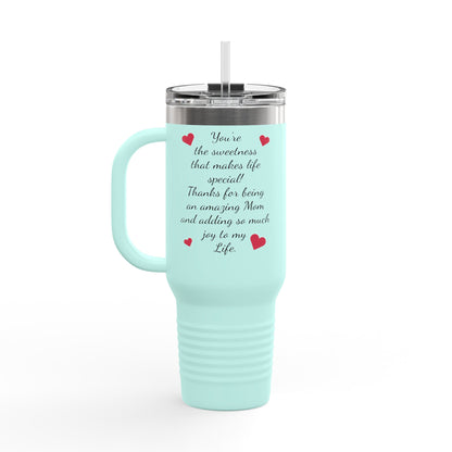 Inspirational Insulated Travel Mug for Moms - 40oz