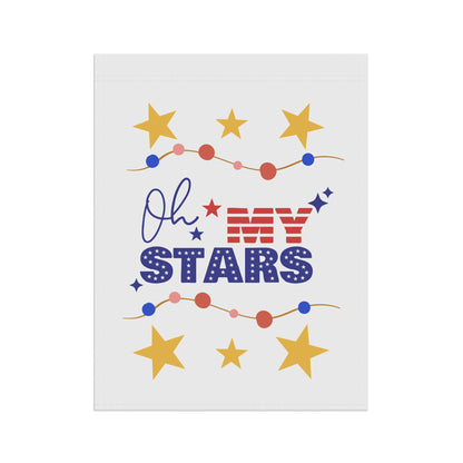 Patriotic Garden Banner - 'Oh My Stars' Decor for Holidays