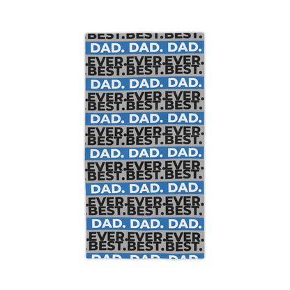 Best Dad Ever Beach Towel - Perfect Father's Day Gift