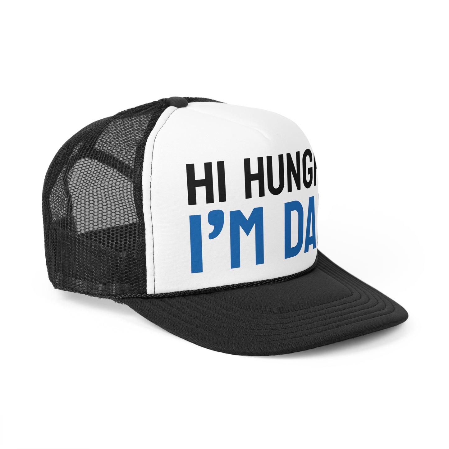 Funny Dad Trucker Cap - 'Hi Hungry, I'm Dad'