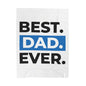 Best Dad Ever Velveteen Plush Blanket - Cozy Gift for Father's Day