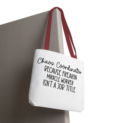Funny Chaos Coordinator Tote Bag - Perfect for Moms