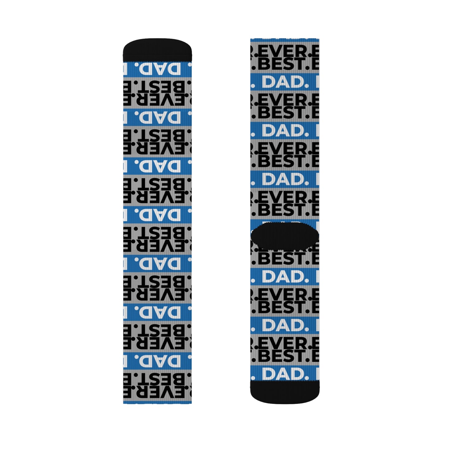 Personalized Sublimation Socks, Fun Statement Socks, Gift for Dad, Cool Socks for Men, Unique Father's Day Gift, Trendy Fashion Accessories