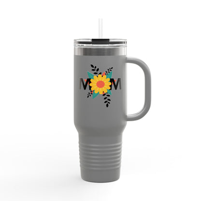 Mom Flower Insulated Travel Mug - 40oz