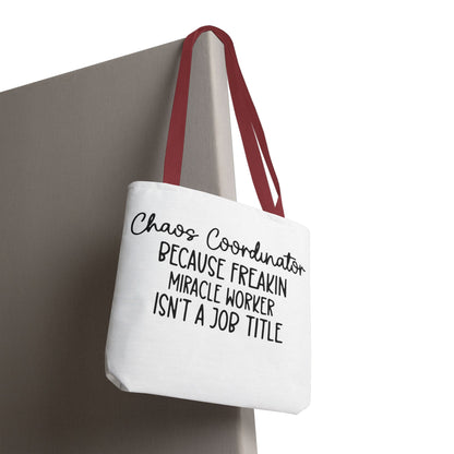 Funny Chaos Coordinator Tote Bag - Perfect for Moms
