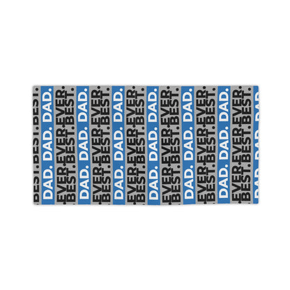 Best Dad Ever Beach Towel - Perfect Father's Day Gift