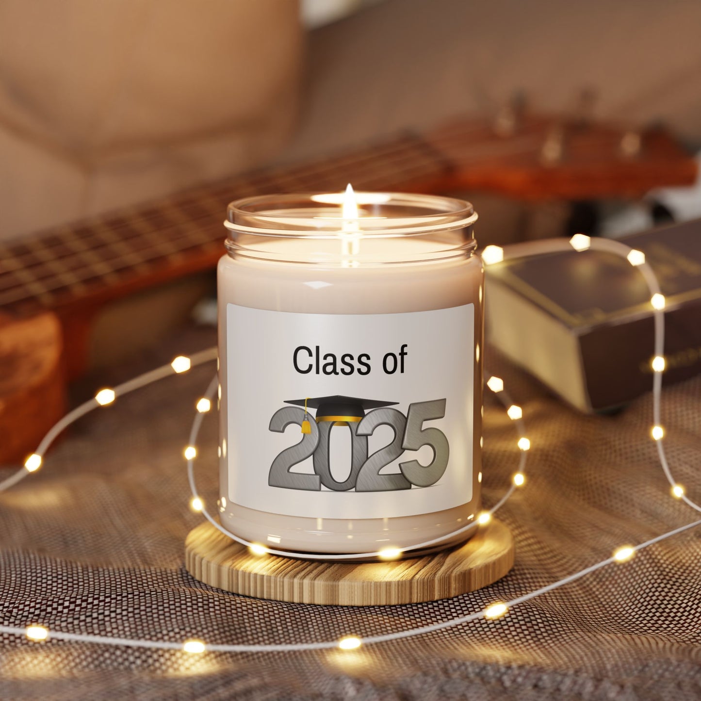 Graduation Scented Soy Candle - Class of 2025 - Celebrate Success