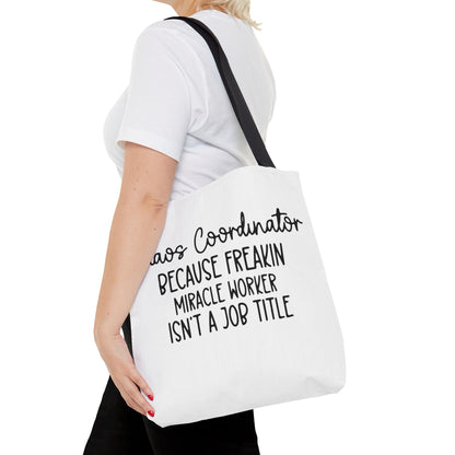 Funny Chaos Coordinator Tote Bag - Perfect for Moms
