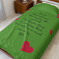 Cozy Heartfelt Blanket for Moms - Plush Velveteen Gift