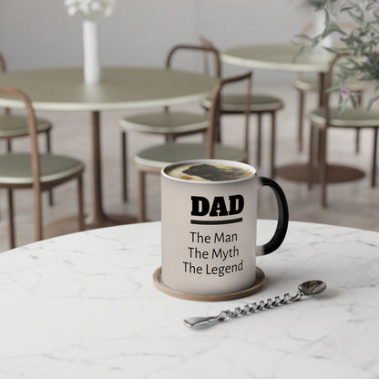 Color-Changing Mug for Dad - The Man, The Myth, The Legend