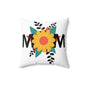 Floral Mom Square Pillow - Cozy Home Decor for Mother's Day