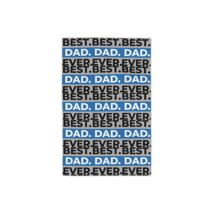 Best Dad Ever Beach Towel - Perfect Father's Day Gift