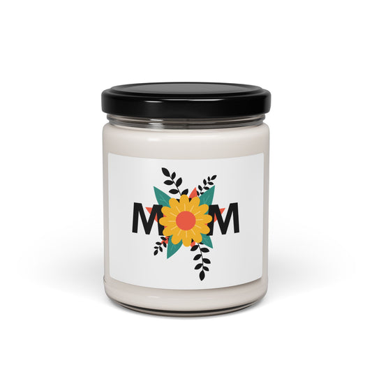 Floral Mom Scented Soy Candle - 9oz, Perfect Gift for Mother's Day