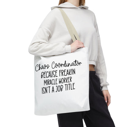 Funny Chaos Coordinator Tote Bag - Perfect for Moms