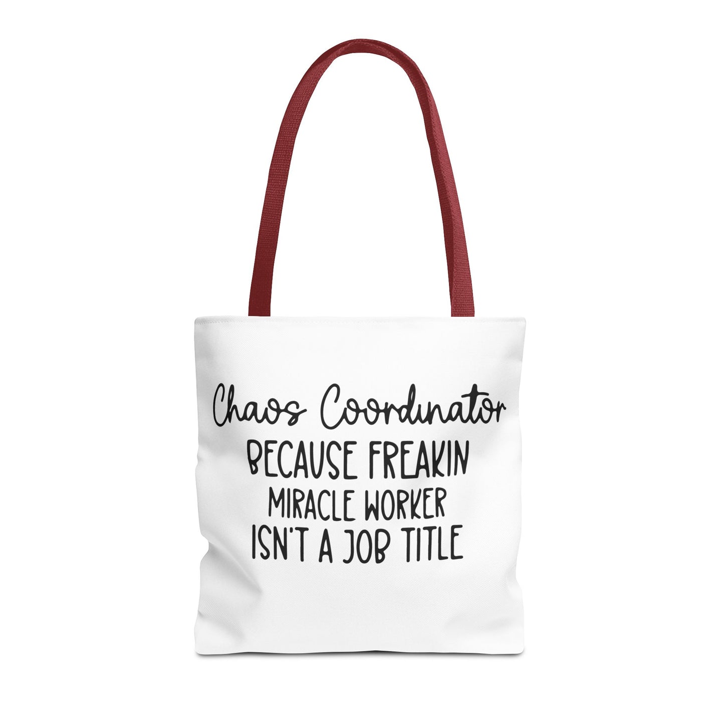 Funny Chaos Coordinator Tote Bag - Perfect for Moms