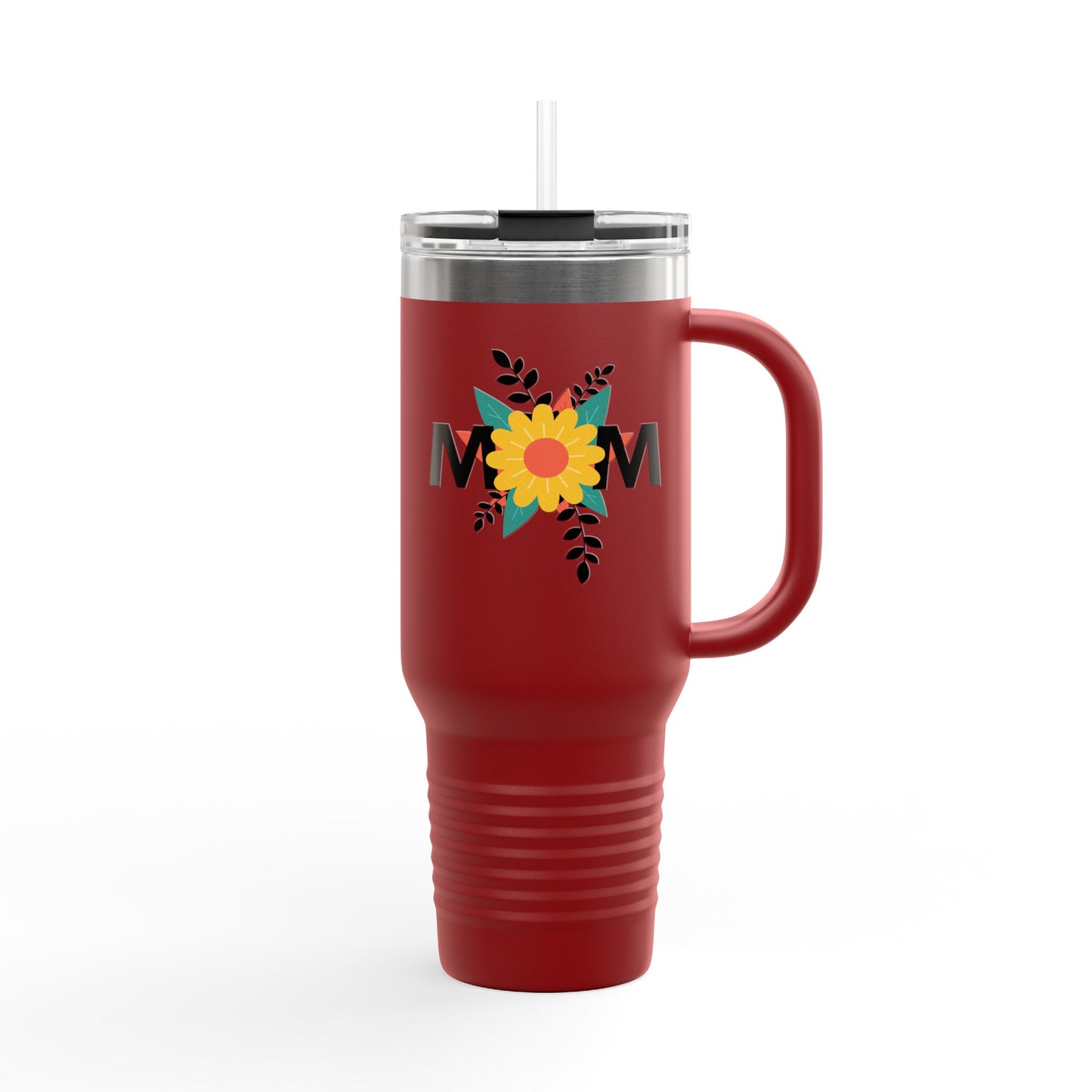 Mom Flower Insulated Travel Mug - 40oz