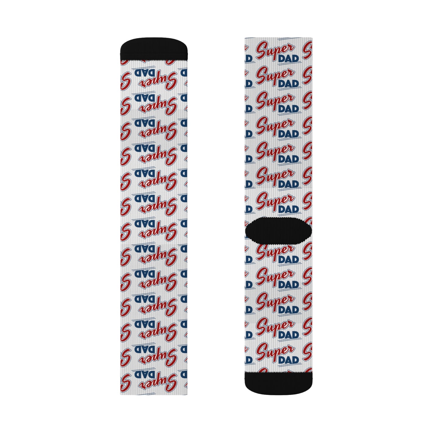 Super Dad Sublimation Socks - Perfect Gift for Father's Day & Casual Wear