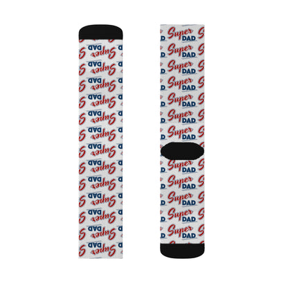 Super Dad Sublimation Socks - Perfect Gift for Father's Day & Casual Wear