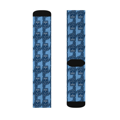 Dad's #1 Fan Sublimation Socks - Perfect Gift for Father's Day & Celebrations