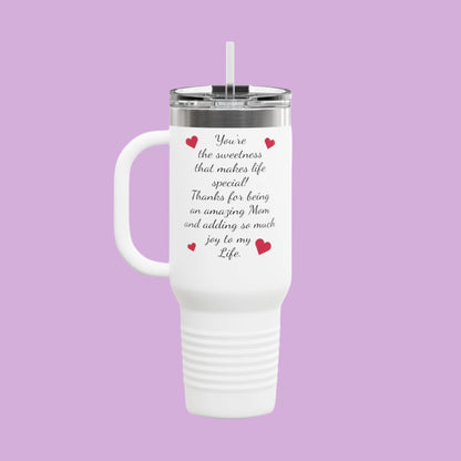 Inspirational Insulated Travel Mug for Moms - 40oz
