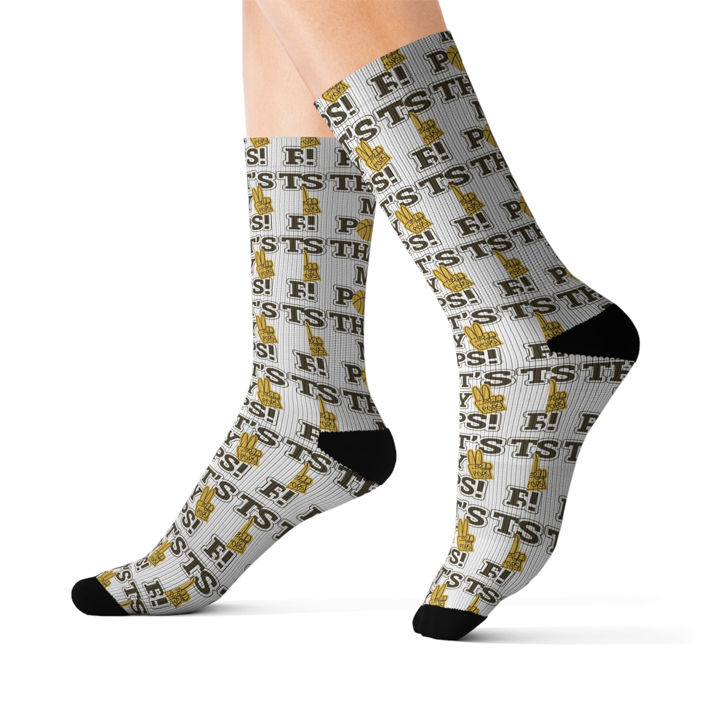 Funny Sublimation Socks - "That's My Pops" Gifts for Dads