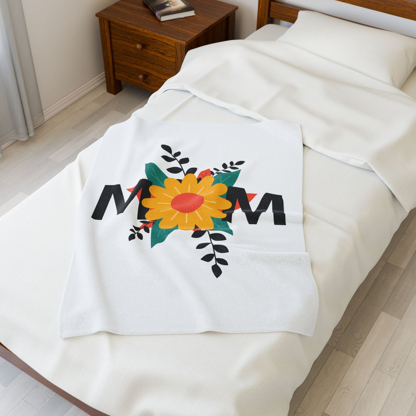 Cozy Floral Mom Blanket | Perfect Gift for Mother's Day