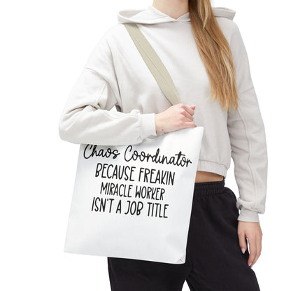 Funny Chaos Coordinator Tote Bag - Perfect for Moms