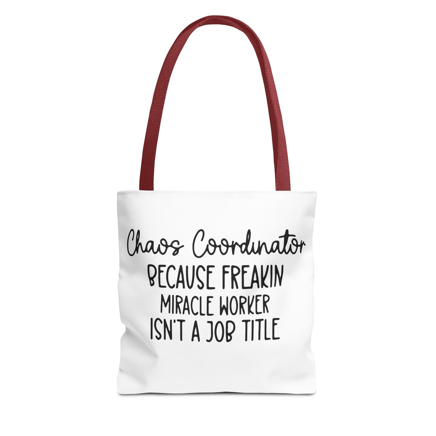 Funny Chaos Coordinator Tote Bag - Perfect for Moms
