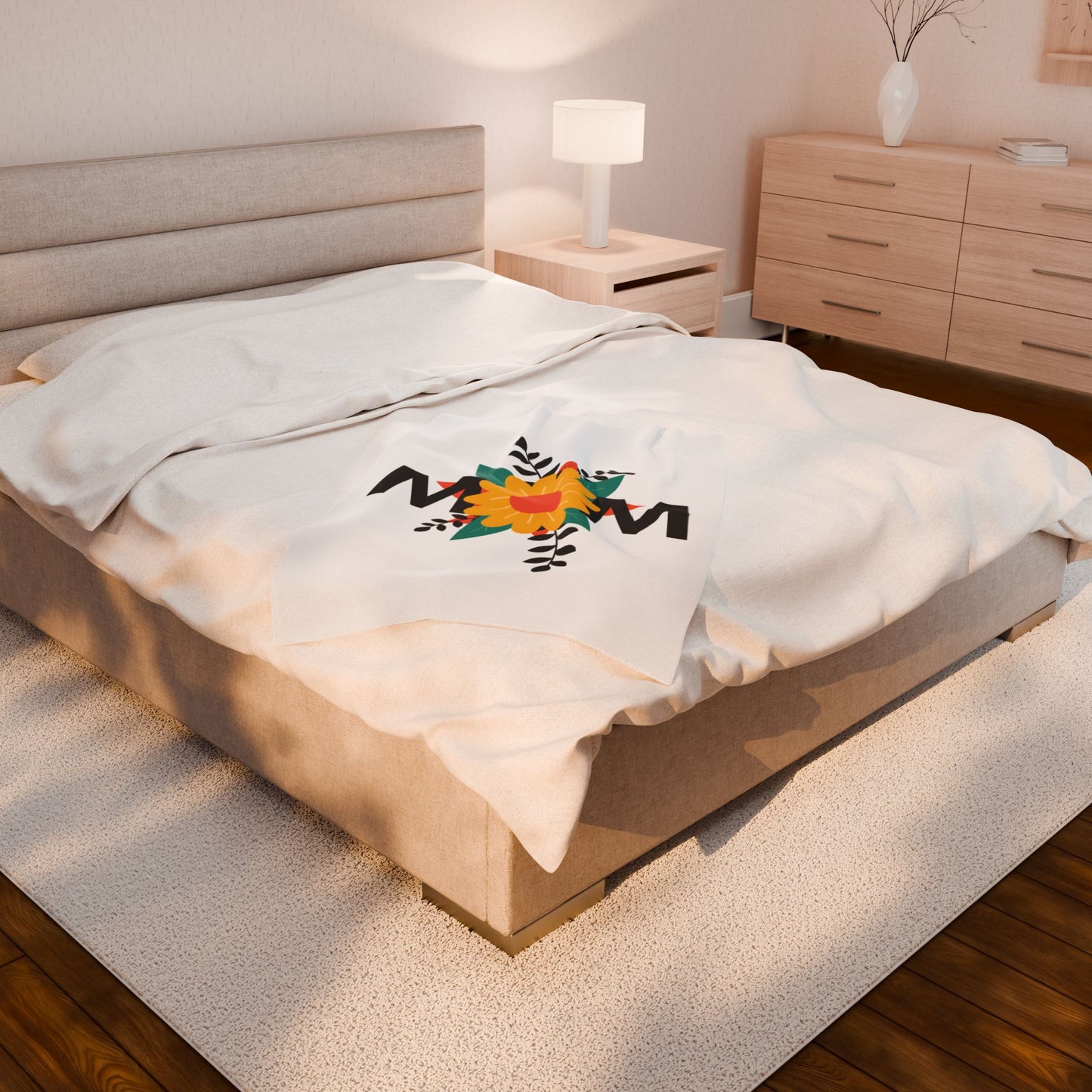 Cozy Floral Mom Blanket | Perfect Gift for Mother's Day