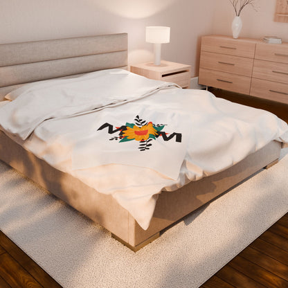 Cozy Floral Mom Blanket | Perfect Gift for Mother's Day