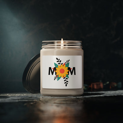 Floral Mom Scented Soy Candle - 9oz, Perfect Gift for Mother's Day