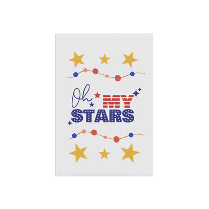 Patriotic Garden Banner - 'Oh My Stars' Decor for Holidays