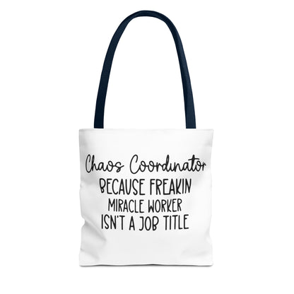 Funny Chaos Coordinator Tote Bag - Perfect for Moms