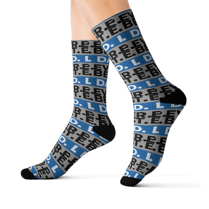Personalized Sublimation Socks, Fun Statement Socks, Gift for Dad, Cool Socks for Men, Unique Father's Day Gift, Trendy Fashion Accessories