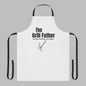 Funny Grill Father Apron with 5-Color Straps - Perfect for BBQ Lovers