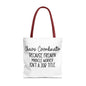 Funny Chaos Coordinator Tote Bag - Perfect for Moms