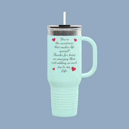 Inspirational Insulated Travel Mug for Moms - 40oz