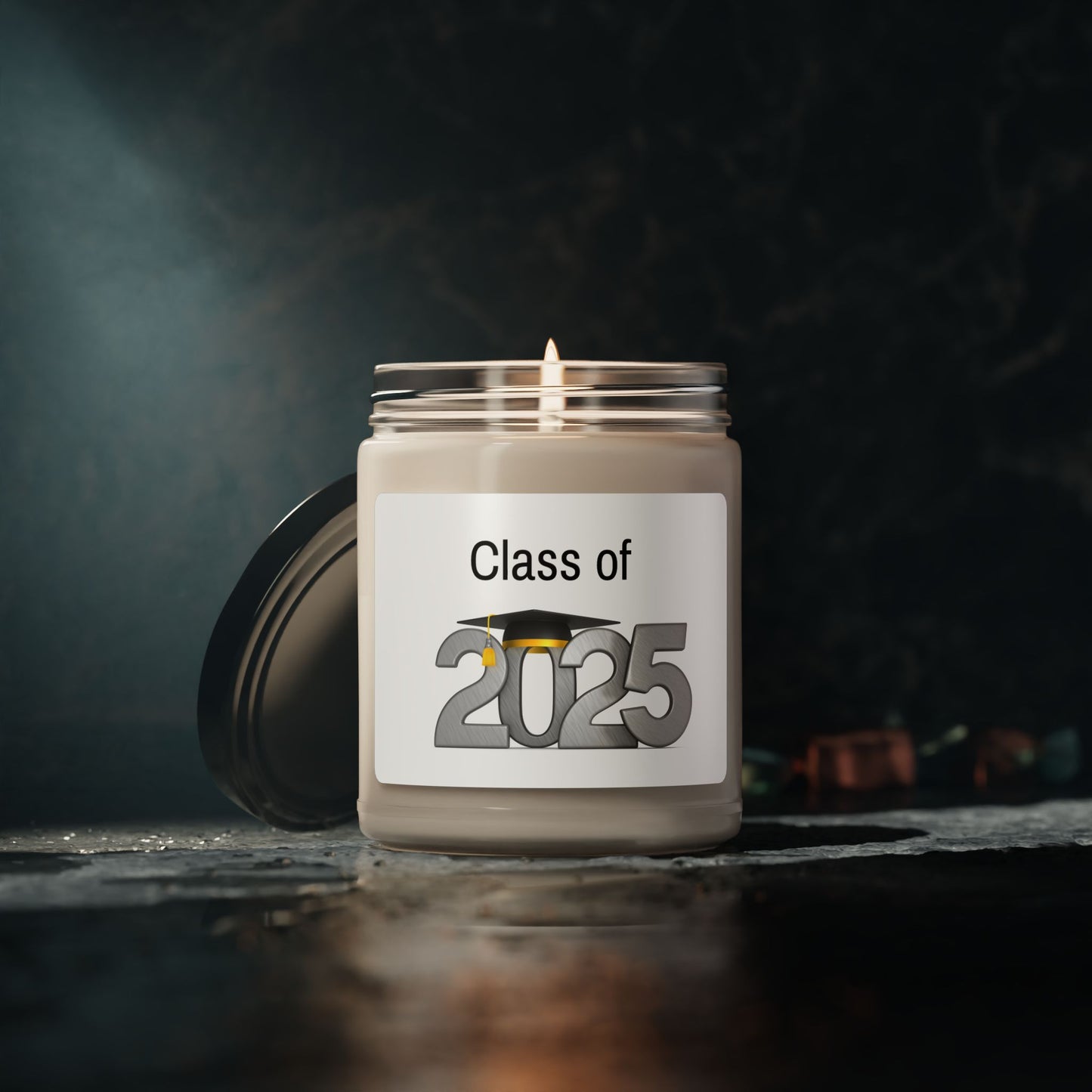 Graduation Scented Soy Candle - Class of 2025 - Celebrate Success