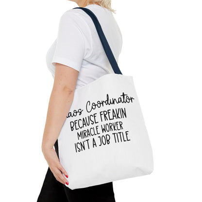 Funny Chaos Coordinator Tote Bag - Perfect for Moms