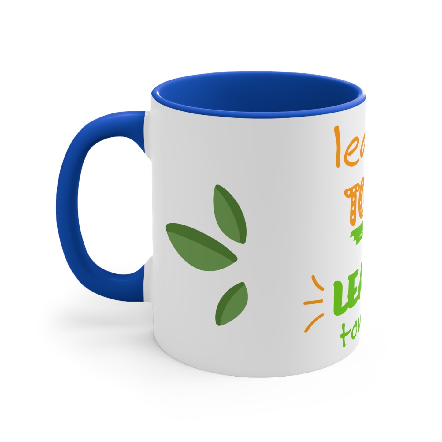 Inspirational Learning Mug - Colorful Accent 11oz Coffee Cup