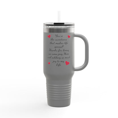 Inspirational Insulated Travel Mug for Moms - 40oz