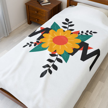 Cozy Floral Mom Blanket | Perfect Gift for Mother's Day