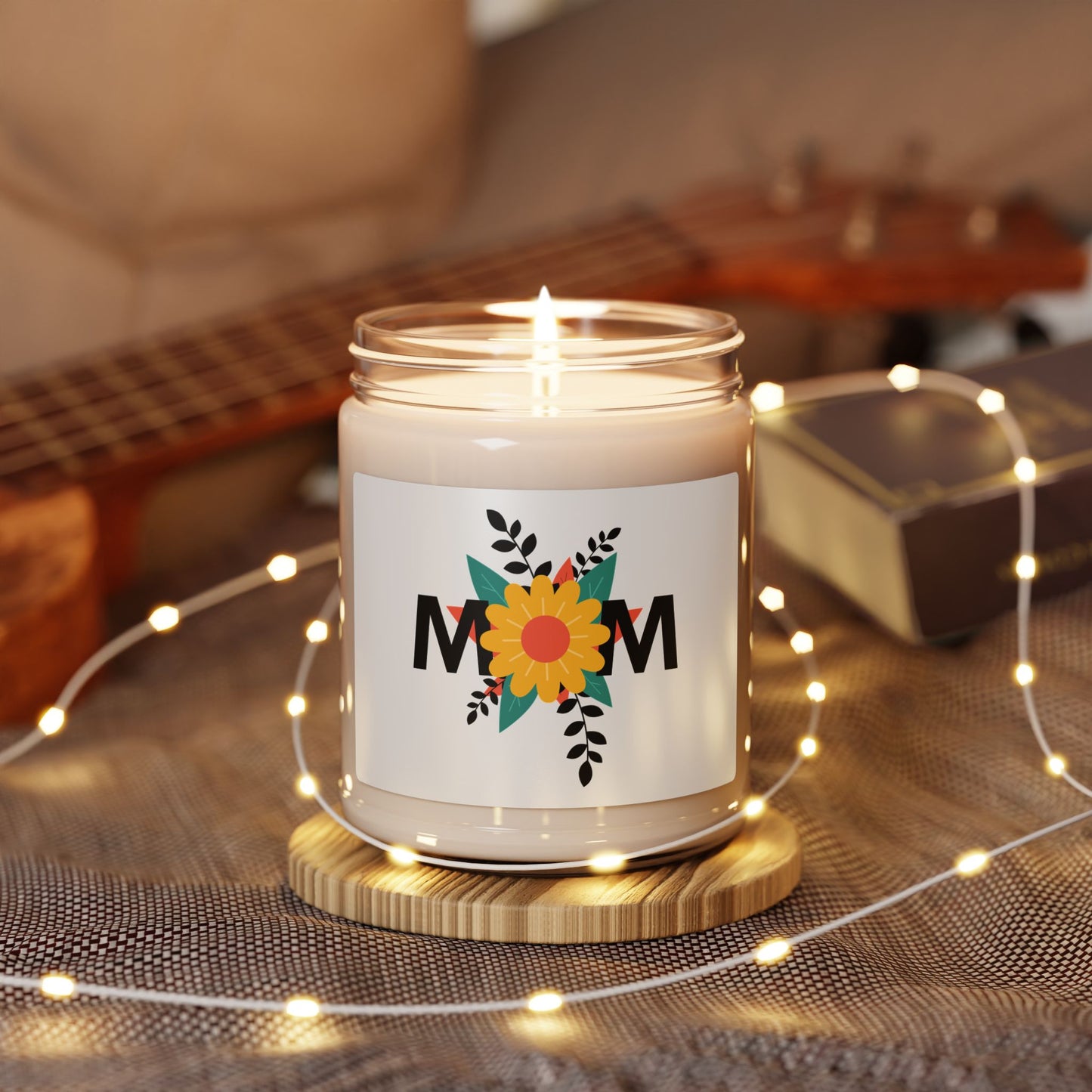 Floral Mom Scented Soy Candle - 9oz, Perfect Gift for Mother's Day