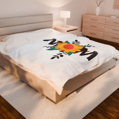 Cozy Floral Mom Blanket | Perfect Gift for Mother's Day