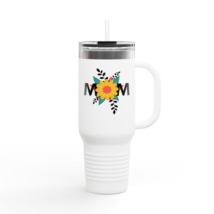 Mom Flower Insulated Travel Mug - 40oz